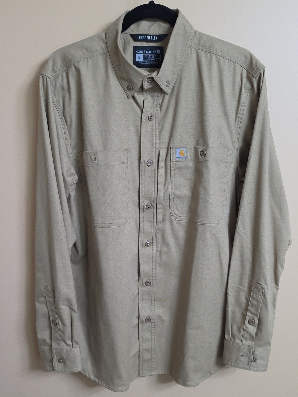 Carhartt Men's Long-Sleeve Button-Down Shirt